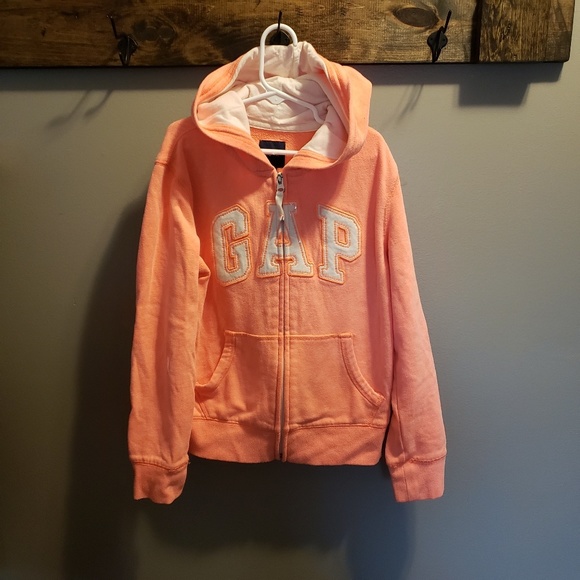 GAP Other - GAP girls zip-up- coral